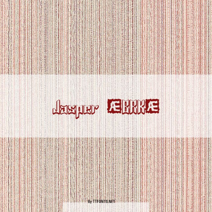 Jasper (BRK) example