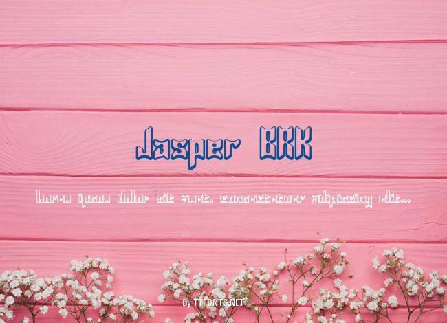 Jasper BRK example