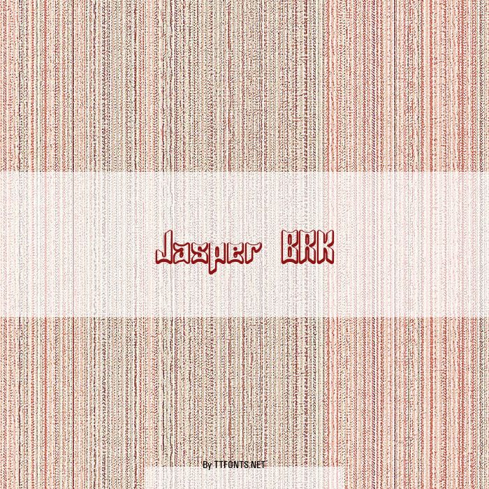 Jasper BRK example
