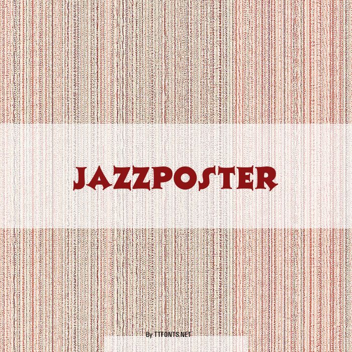 JazzPoster example