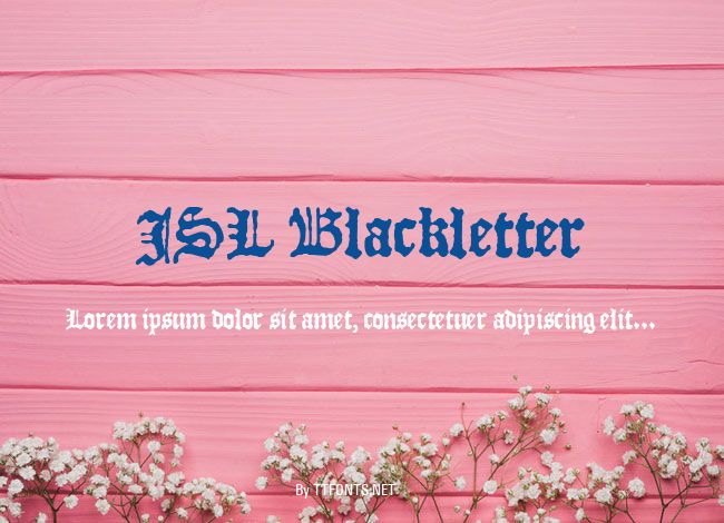 JSL Blackletter example