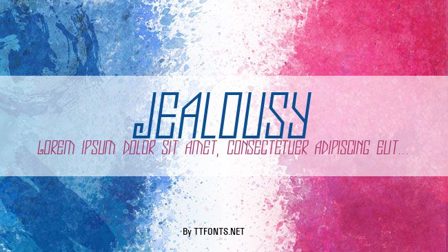 Jealousy example