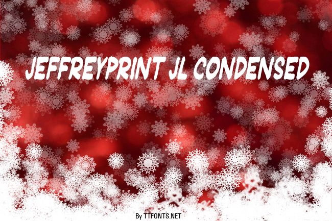 JeffreyPrint JL Condensed example