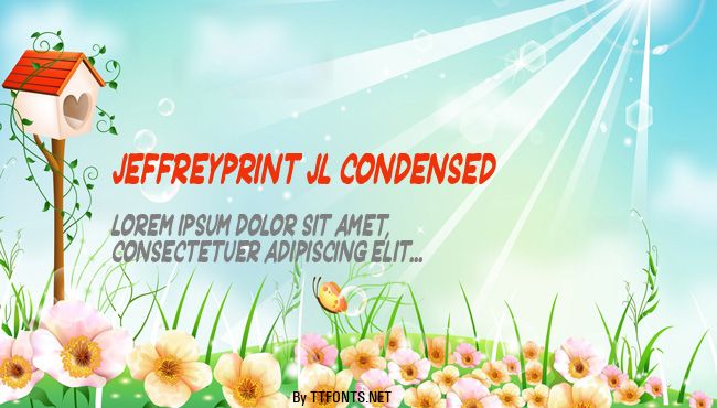 JeffreyPrint JL Condensed example