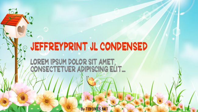 JeffreyPrint JL Condensed example