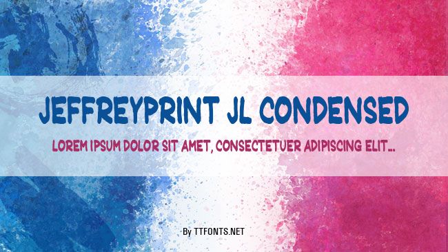 JeffreyPrint JL Condensed example