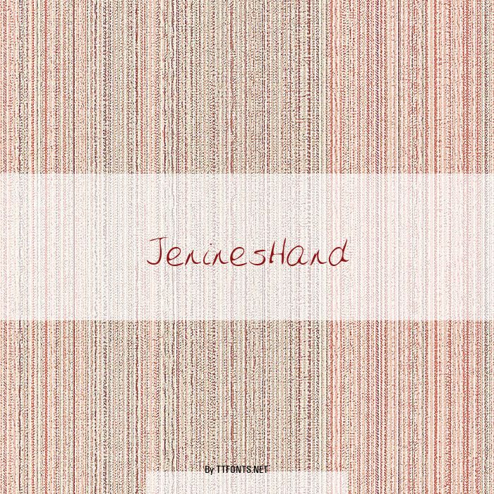 JeninesHand example