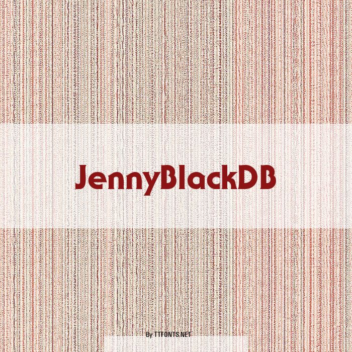 JennyBlackDB example