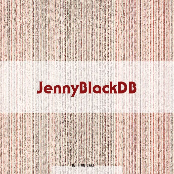 JennyBlackDB example