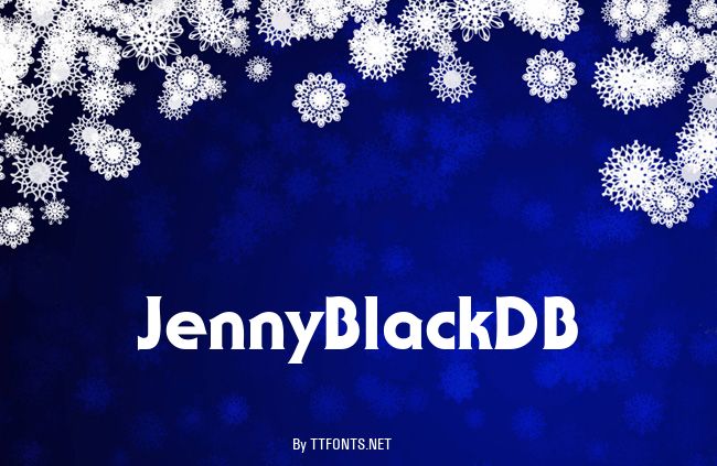 JennyBlackDB example