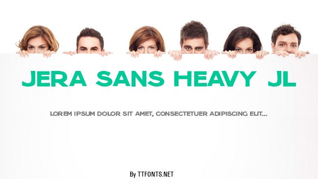 Jera Sans Heavy JL example