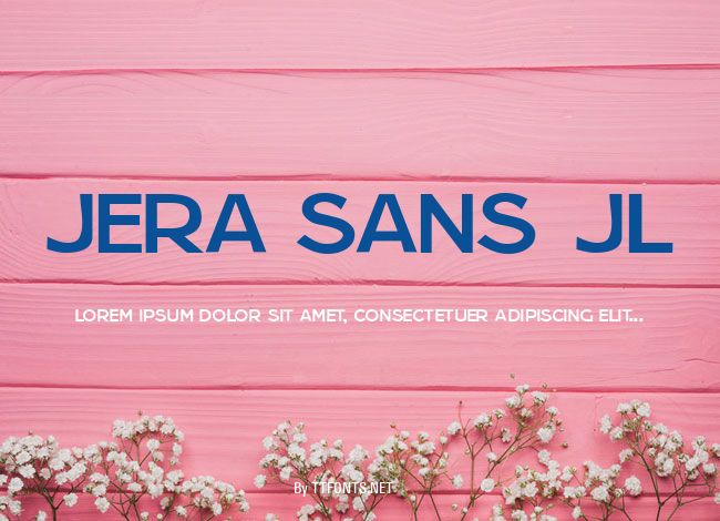 Jera Sans JL example