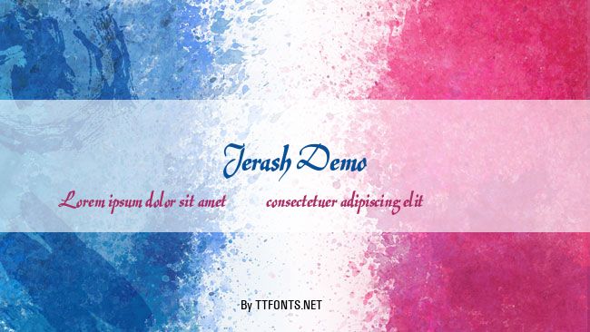 Jerash Demo example