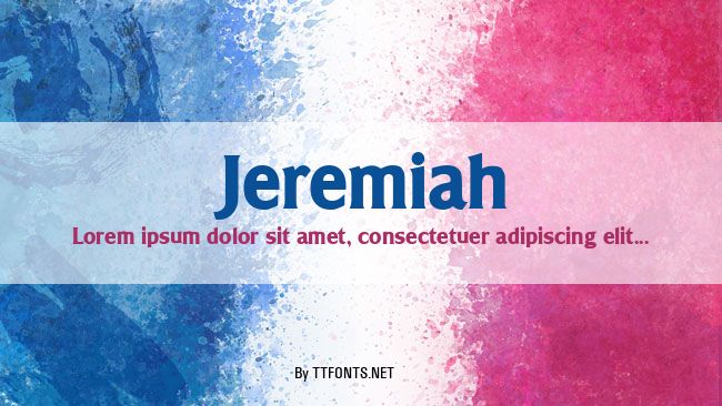 Jeremiah example