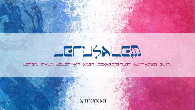 Jerusalem example
