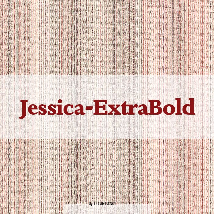 Jessica-ExtraBold example