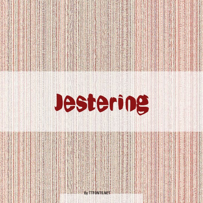 Jestering example