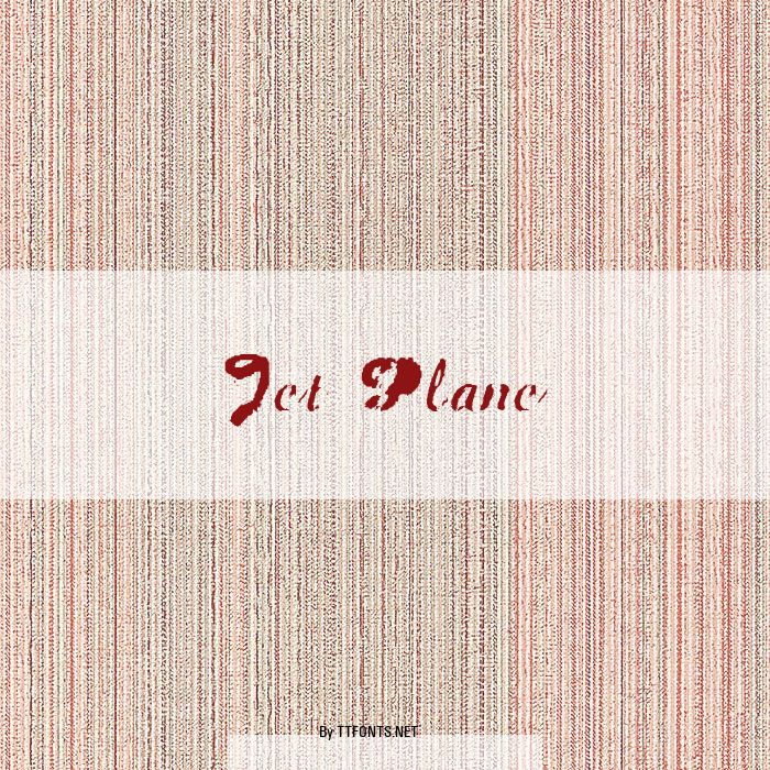 Jet Plane example