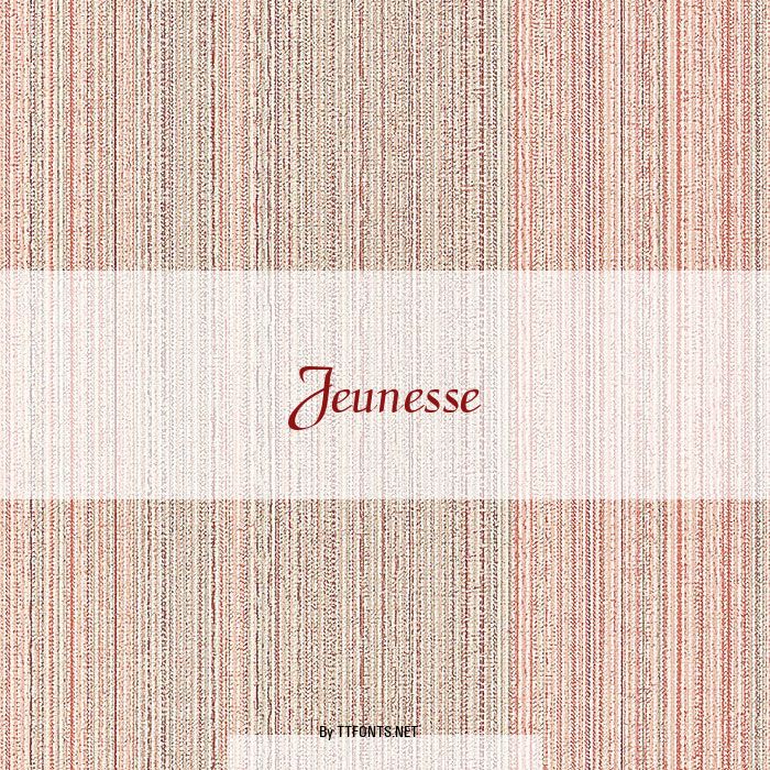 Jeunesse example