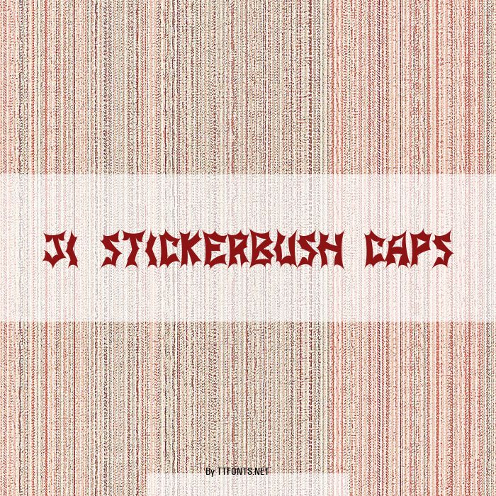 JI Stickerbush Caps example