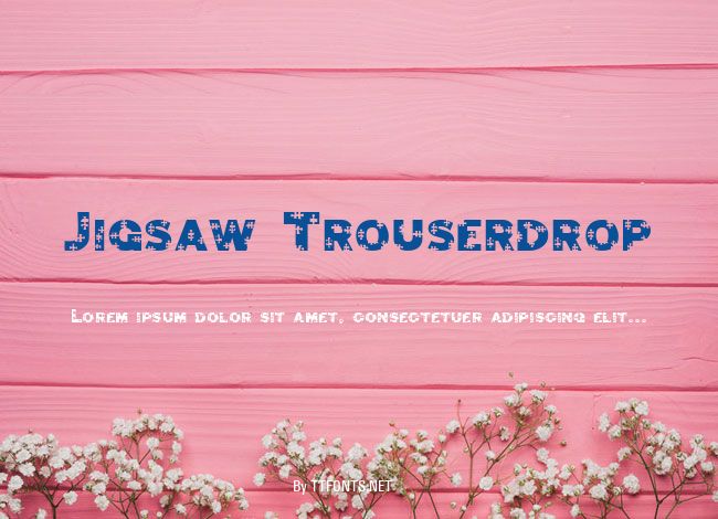 Jigsaw Trouserdrop example