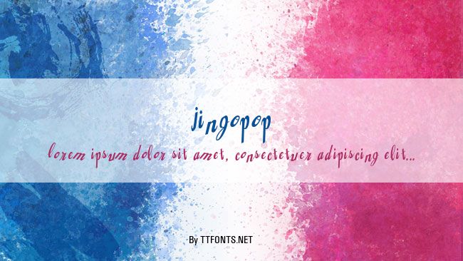 Jingopop example