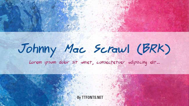 Johnny Mac Scrawl (BRK) example