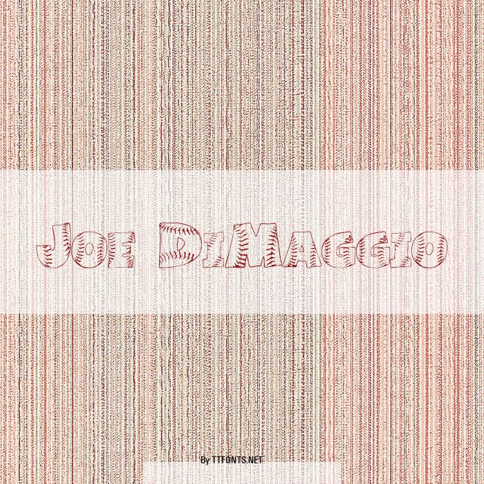 Joe DiMaggio example
