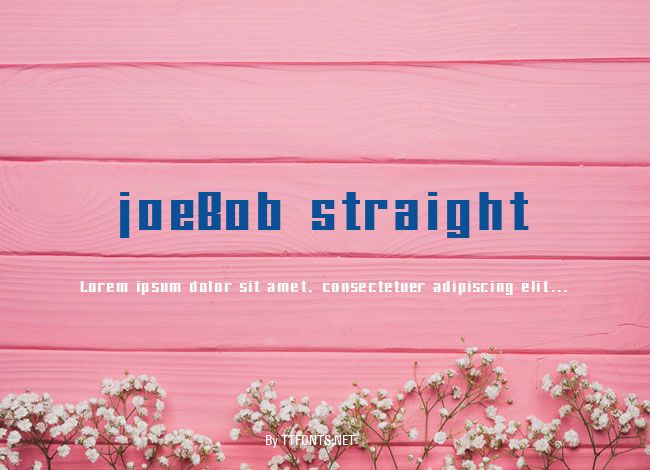 joeBob straight example
