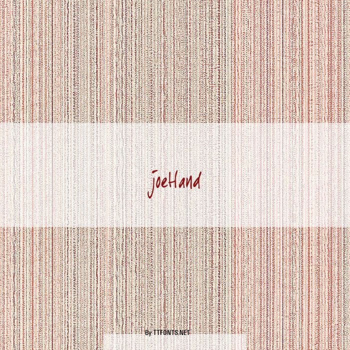 joeHand example