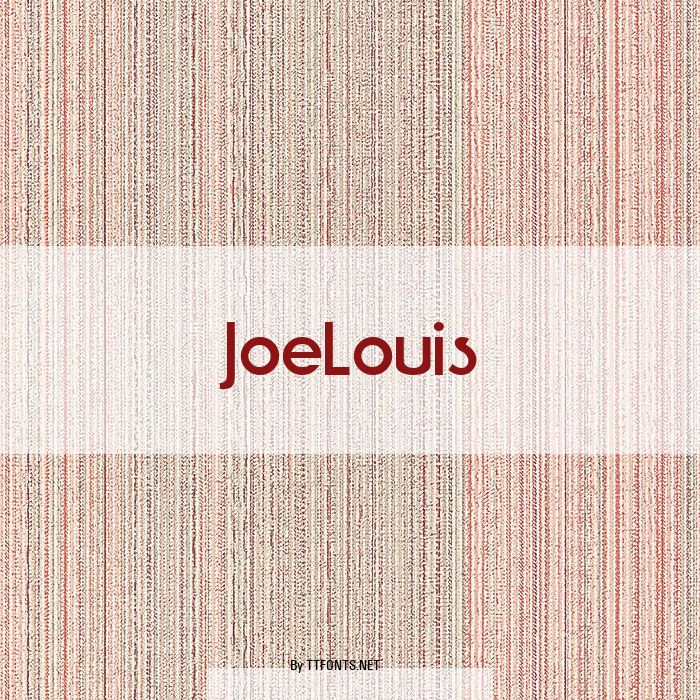 JoeLouis example