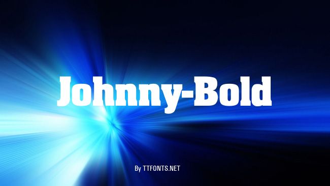 Johnny-Bold example