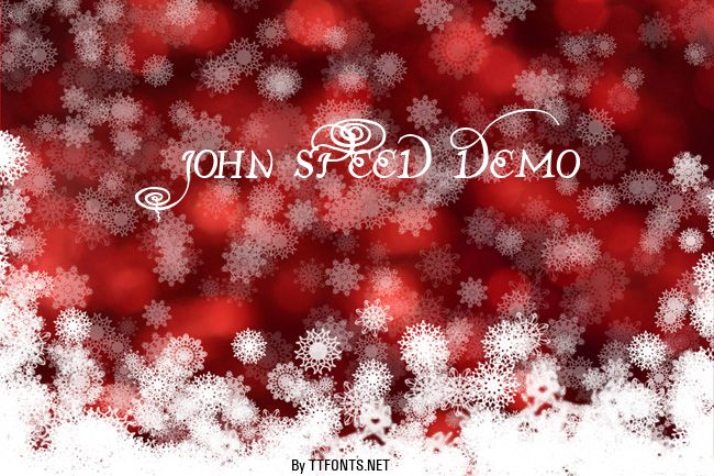 John Speed Demo example
