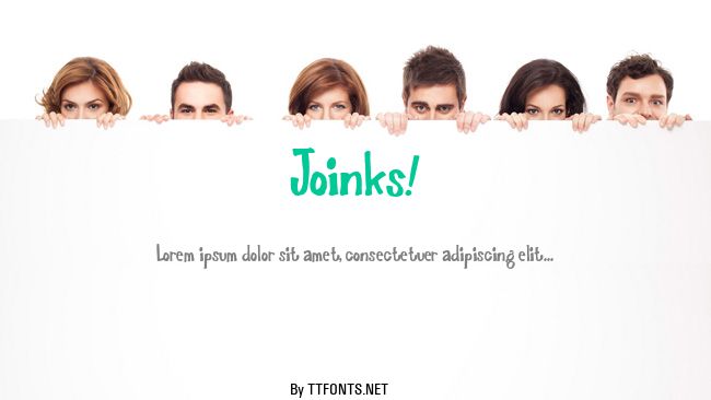 Joinks! example