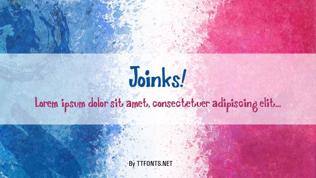 Joinks! example