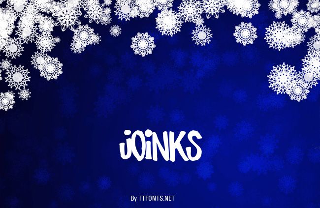 Joinks example