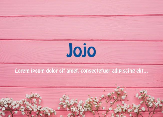 Jojo example