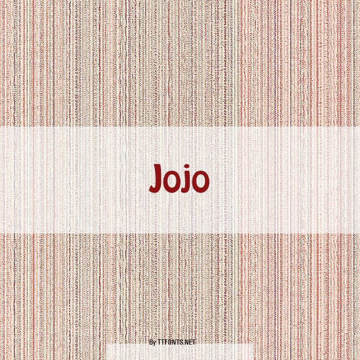 Jojo example