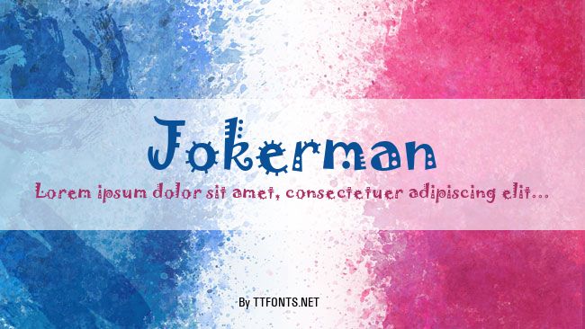 jokerman font j