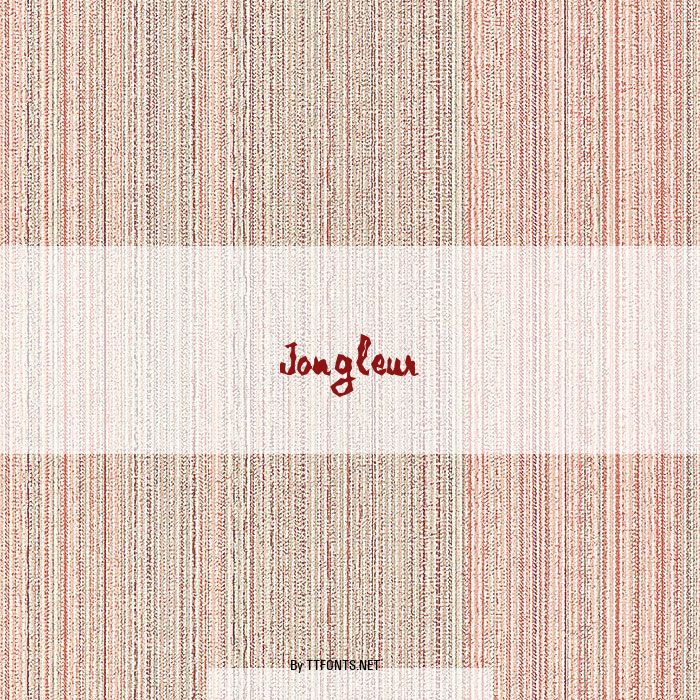 Jongleur example