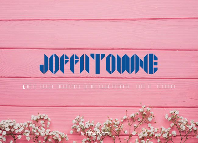JOPPATOWNE example