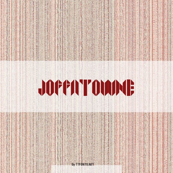 JOPPATOWNE example