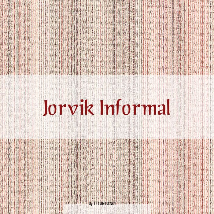 Jorvik Informal example