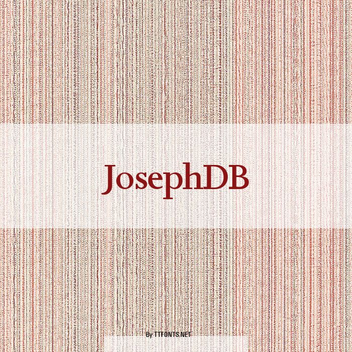 JosephDB example