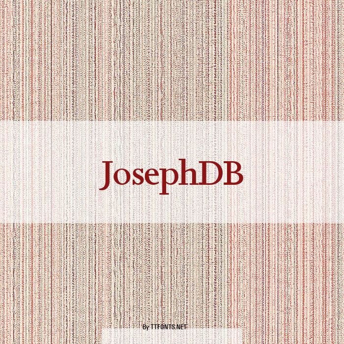 JosephDB example