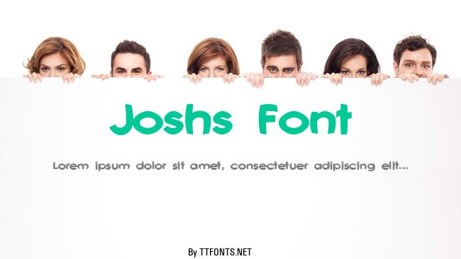 Joshs Font example