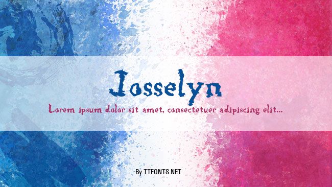 Josselyn example