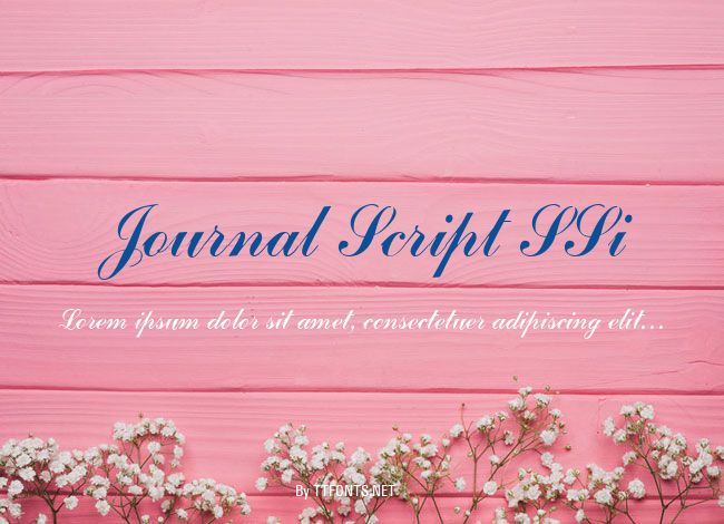 Journal Script SSi example