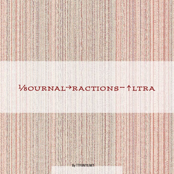 JournalFractions-Ultra example