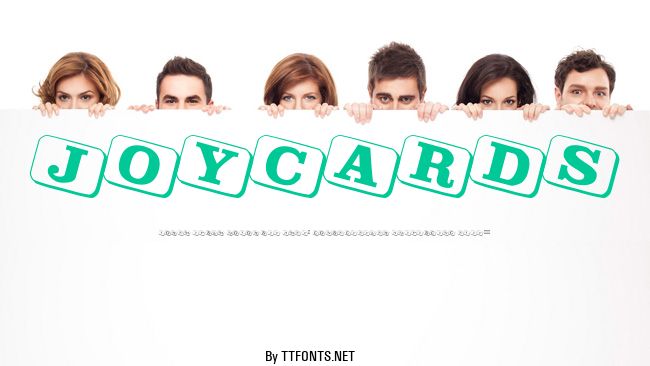 JoyCards example